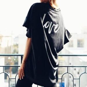 VICTORIA'S SECRET Love Ruffle Satin Robe OS